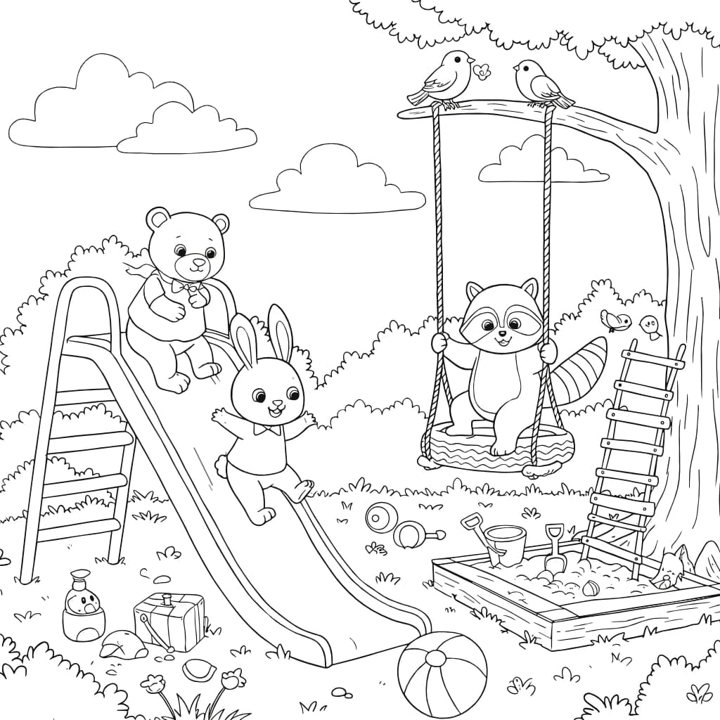 Desenhos de Cozy Friends para Imprimir e Colorir