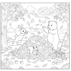 Desenhos de Cozy Friends para Imprimir e Colorir