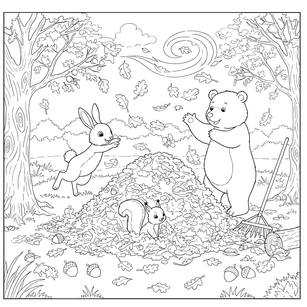 Desenhos de Cozy Friends para Imprimir e Colorir