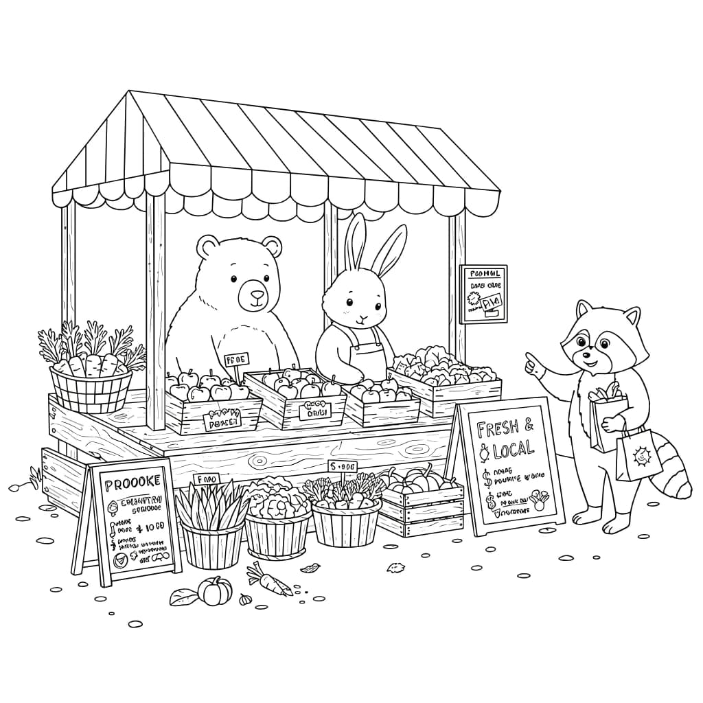 Desenhos de Cozy Friends para Imprimir e Colorir