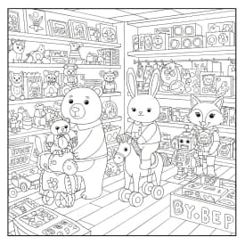 Desenhos de Cozy Friends para Imprimir e Colorir Desenhos de Cozy Friends para Imprimir e Colorir