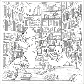 Desenhos de Cozy Friends para Imprimir e Colorir Desenhos de Cozy Friends para Imprimir e Colorir