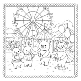 Desenhos de Cozy Friends para Imprimir e Colorir Desenhos de Cozy Friends para Imprimir e Colorir