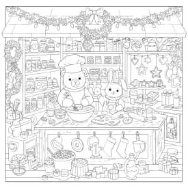 Desenho para Colorir Cozy Friends: Gatinho Fitness com Mensagem You Got This! Desenhos de Cozy Friends para Imprimir e Colorir