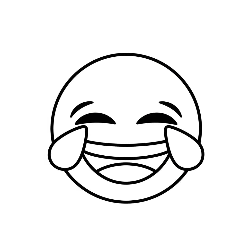 Desenhos de Emoji para Colorir