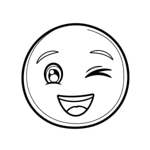 Desenhos de Emoji para Colorir