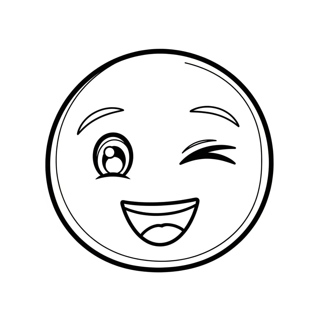 Desenhos de Emoji para Colorir