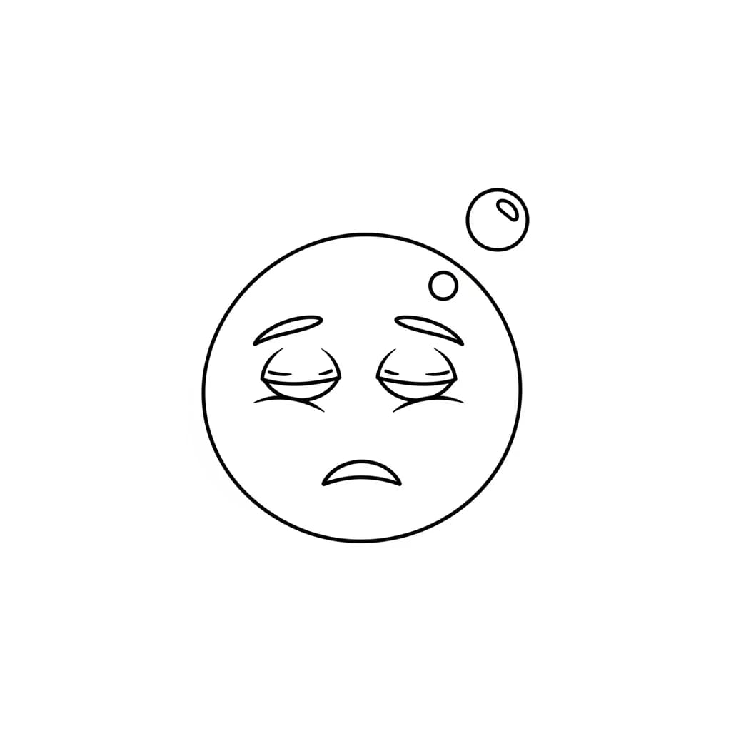 Desenhos de Emoji para Colorir