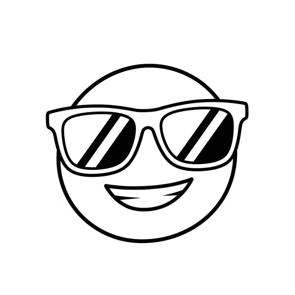 Desenhos de Emoji para Colorir