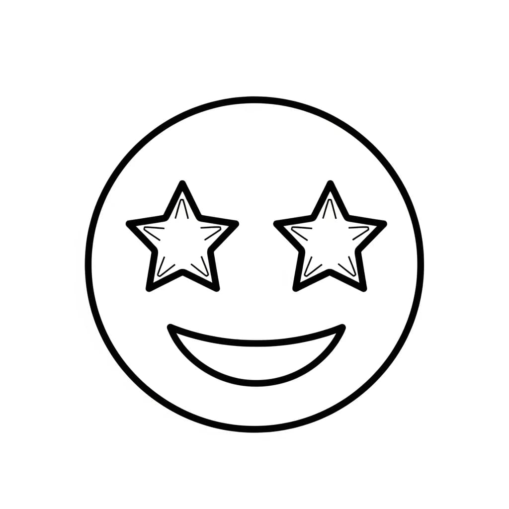 Desenhos de Emoji para Colorir