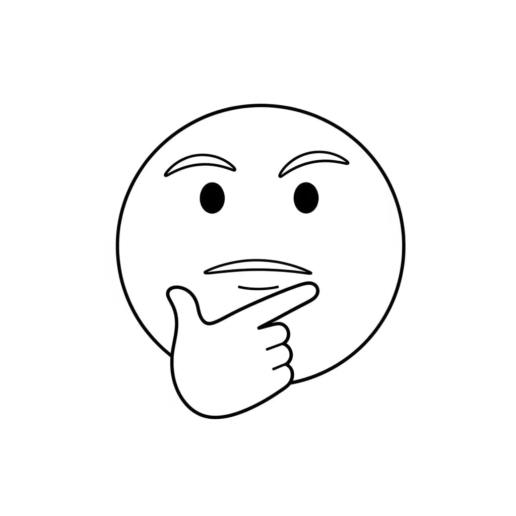 Desenhos de Emoji para Colorir