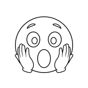 Desenhos de Emoji para Colorir