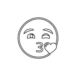 Desenhos de Emoji para Colorir
