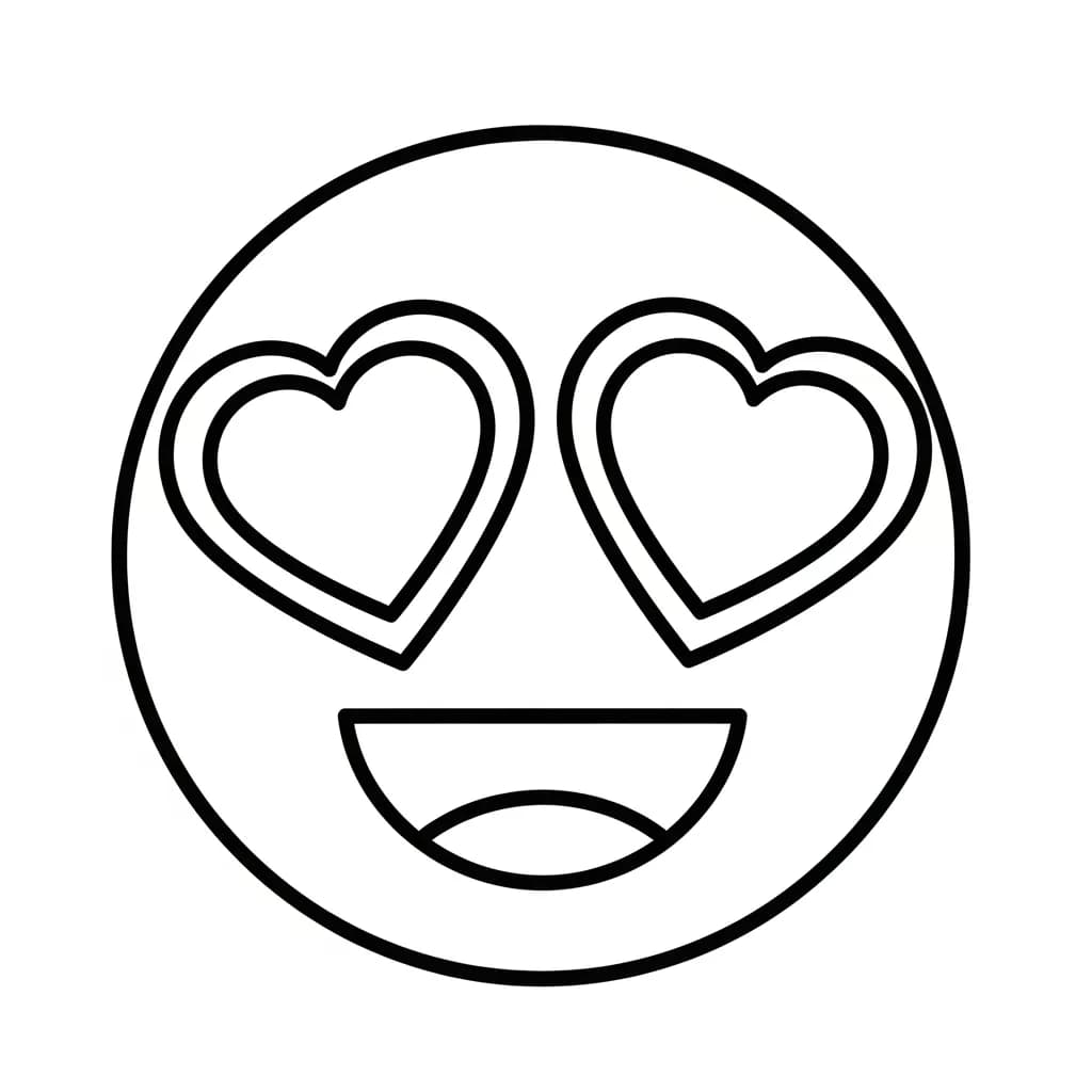 Desenhos de Emoji para Colorir