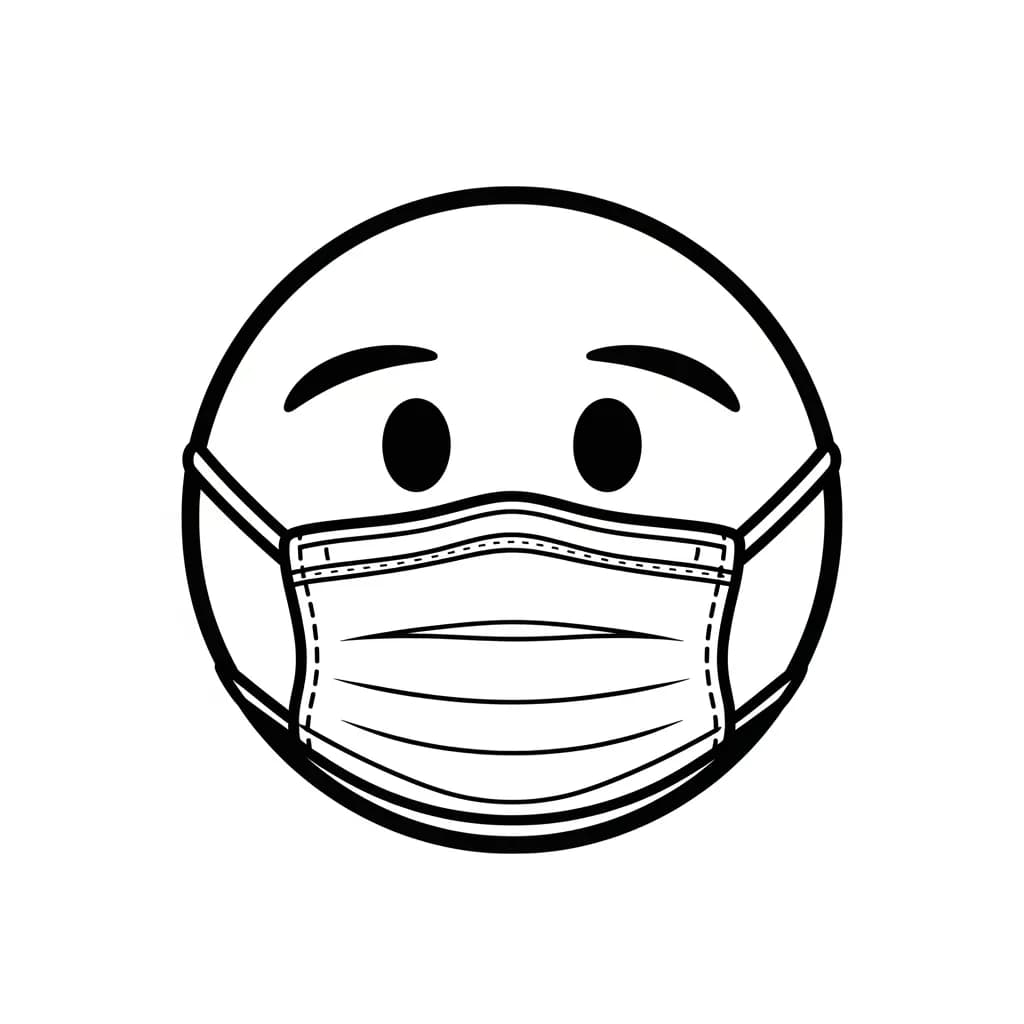 Desenhos de Emoji para Colorir