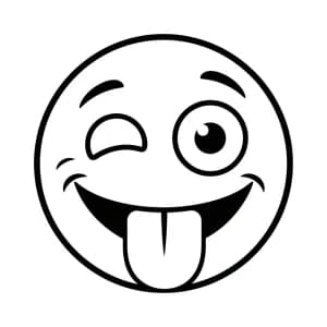 Desenhos de Emoji para Colorir