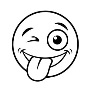 Desenhos de Emoji para Colorir