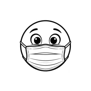 Desenhos de Emoji para Colorir