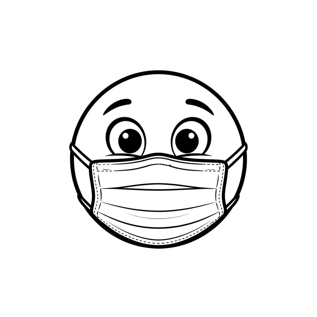 Desenhos de Emoji para Colorir