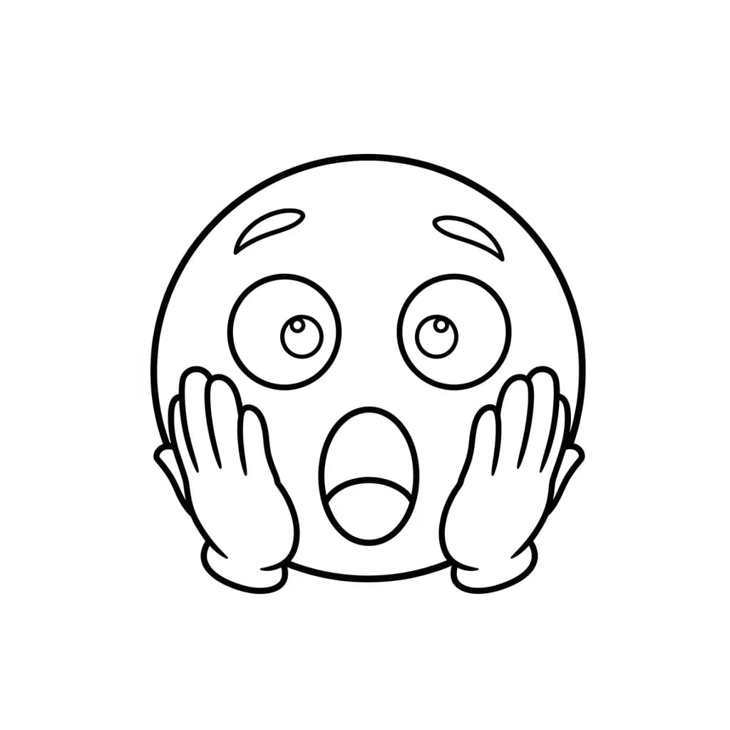 Desenhos de Emoji para Colorir