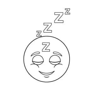 Desenhos de Emoji para Colorir