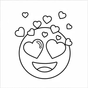 Desenhos de Emoji para Colorir