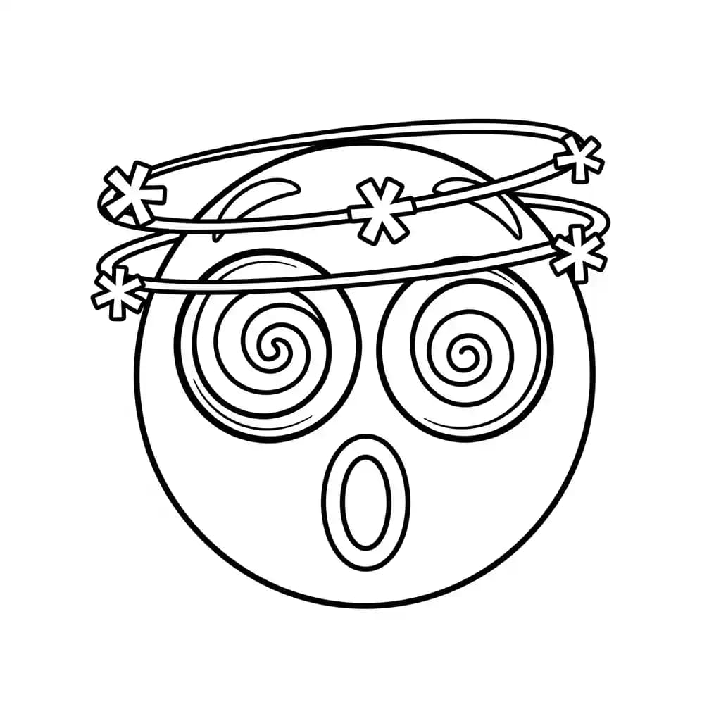 Desenhos de Emoji para Colorir