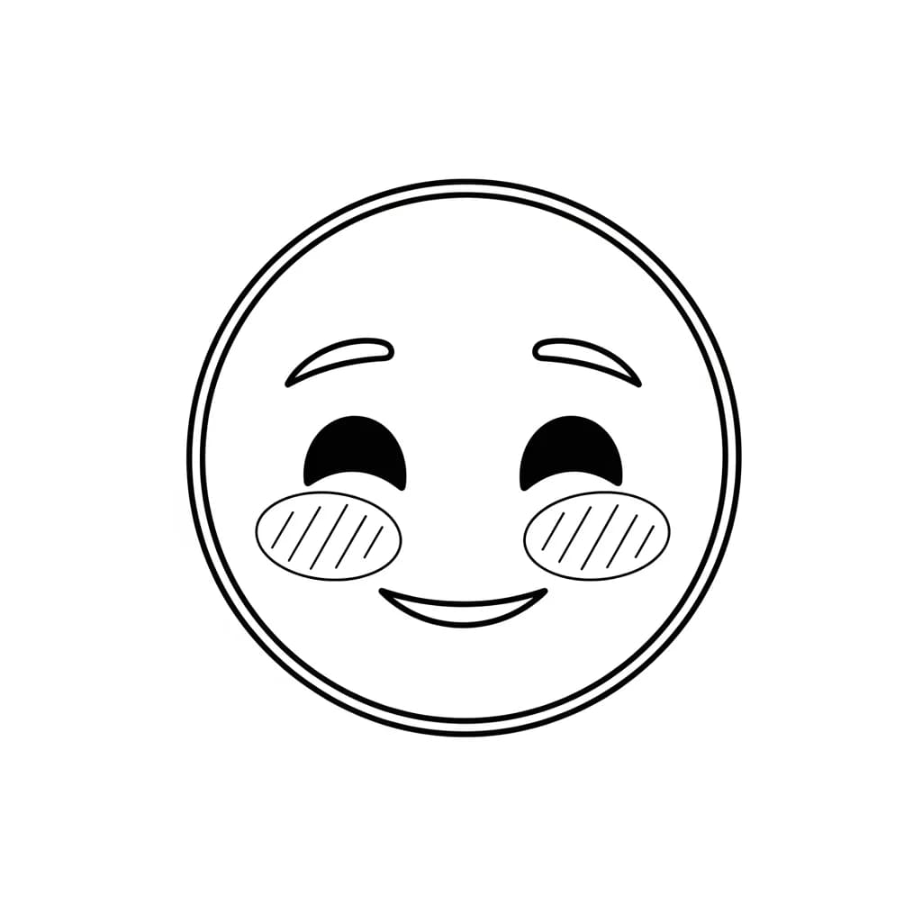 Desenhos de Emoji para Colorir