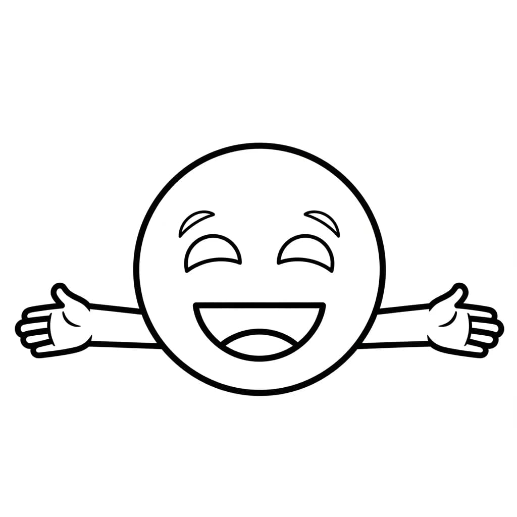 Desenhos de Emoji para Colorir