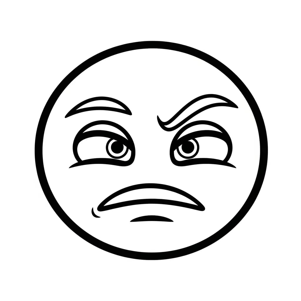 Desenhos de Emoji para Colorir