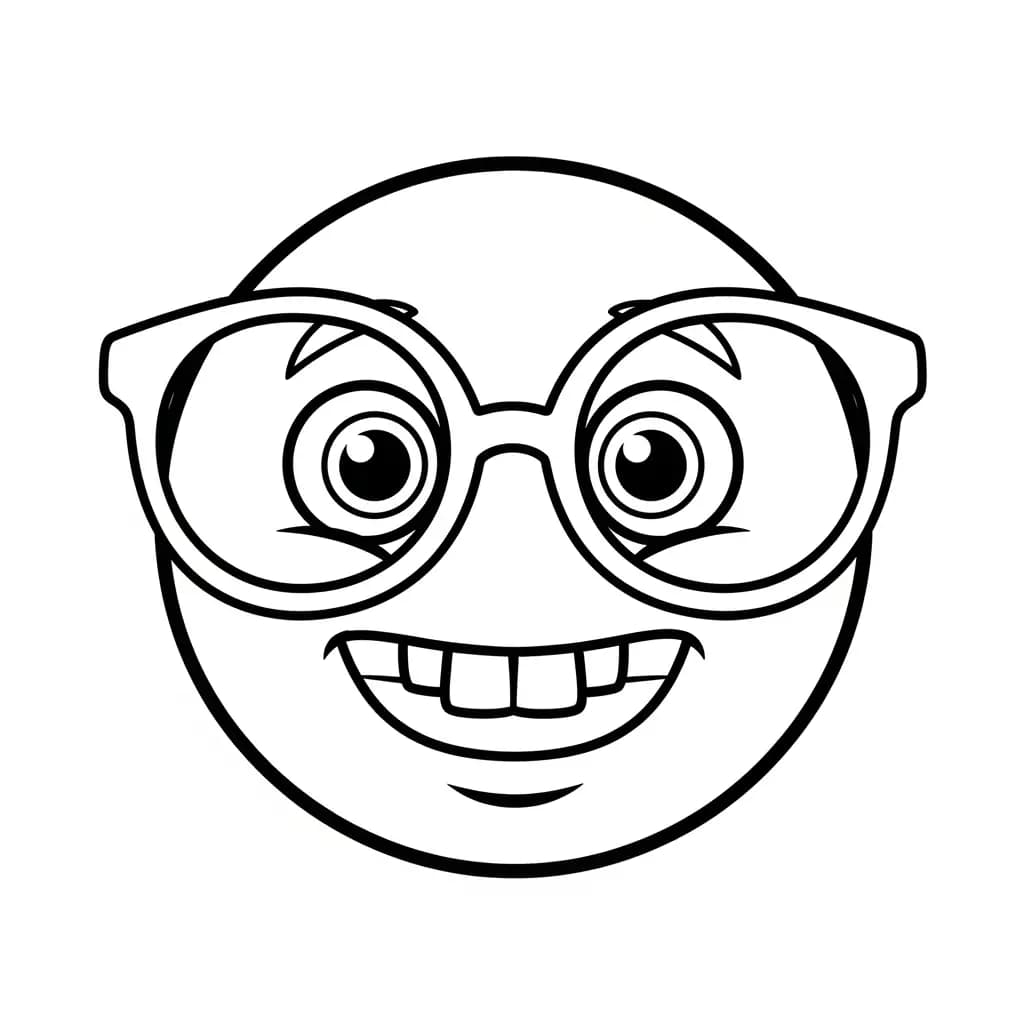 Desenhos de Emoji para Colorir
