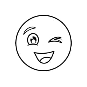 Desenhos de Emoji para Colorir