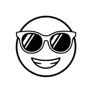 Desenhos de Emoji para Colorir