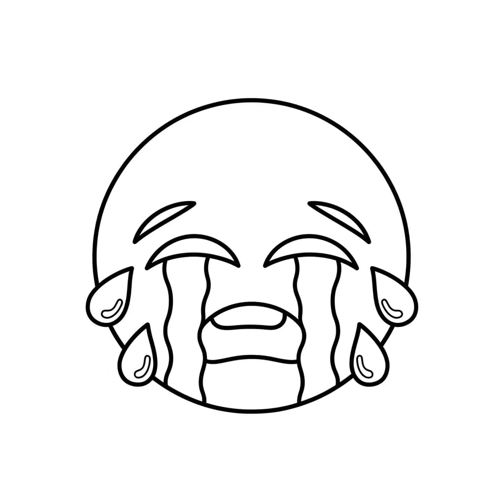 Desenhos de Emoji para Colorir