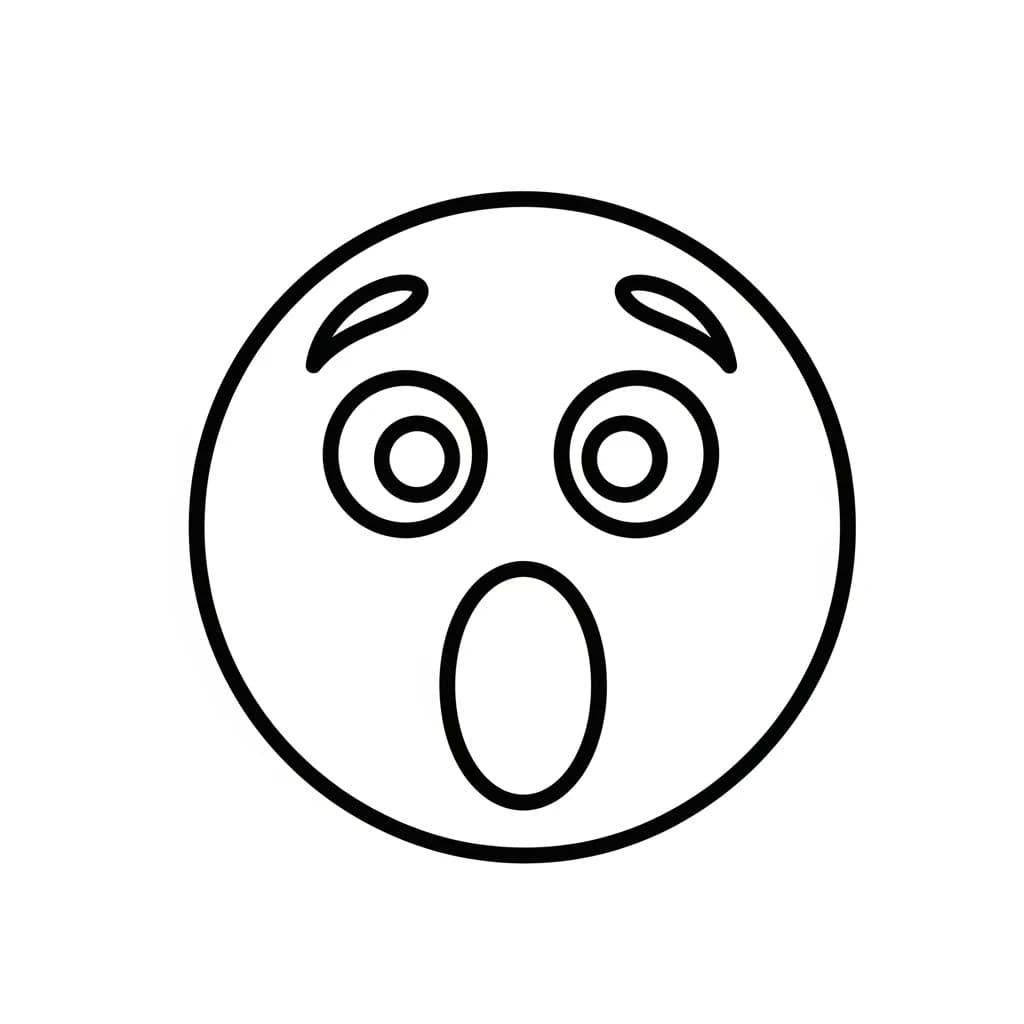 Desenhos de Emoji para Colorir