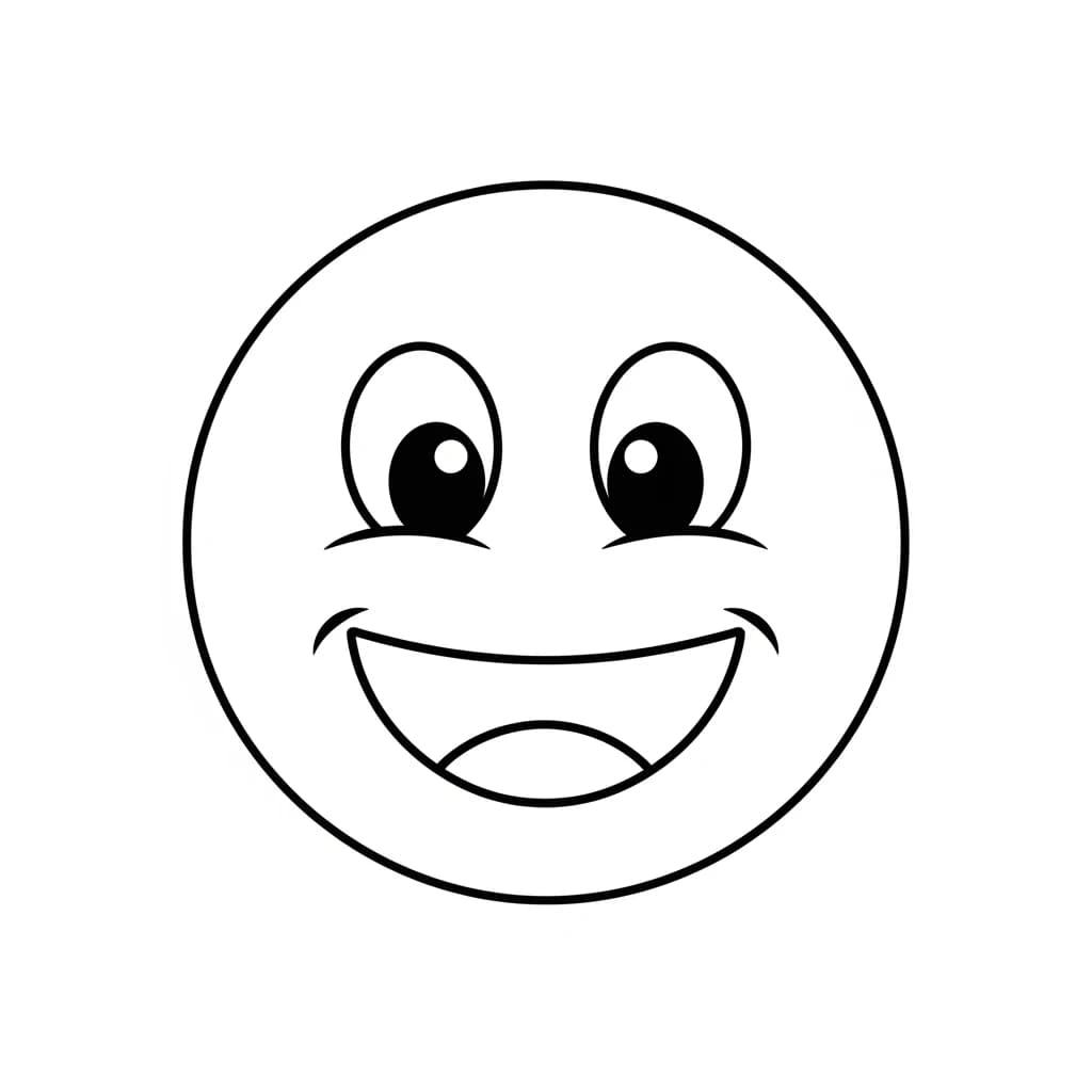 Desenhos de Emoji para Colorir