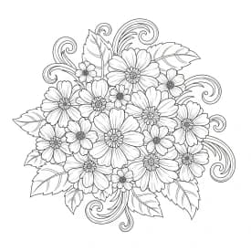 Desenhos de Flores para Colorir – Imprima e Divirta-se