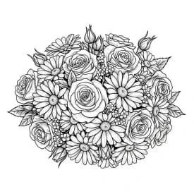 Desenhos de Flores para Colorir – Imprima e Divirta-se Desenhos de Flores para Colorir – Imprima e Divirta-se