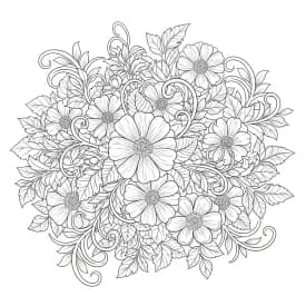 Desenhos de Flores para Colorir – Imprima e Divirta-se Desenhos de Flores para Colorir – Imprima e Divirta-se