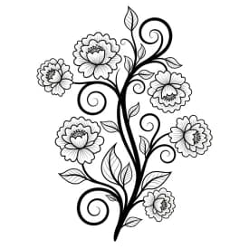 Desenhos de Flores para Colorir – Imprima e Divirta-se Desenhos de Flores para Colorir – Imprima e Divirta-se