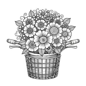 Desenhos de Flores para Colorir – Imprima e Divirta-se Desenhos de Flores para Colorir – Imprima e Divirta-se