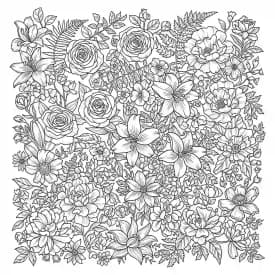 Desenhos de Flores para Colorir – Imprima e Divirta-se Desenhos de Flores para Colorir – Imprima e Divirta-se