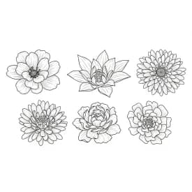 Desenhos de Flores para Colorir – Imprima e Divirta-se Desenhos de Flores para Colorir – Imprima e Divirta-se