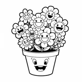 Desenhos de Flores para Colorir – Imprima e Divirta-se Desenhos de Flores para Colorir – Imprima e Divirta-se