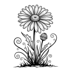 Desenhos de Flores para Colorir – Imprima e Divirta-se