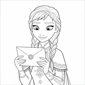 Desenhos da Frozen para Colorir e Imprimir