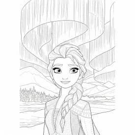 Desenhos da Frozen para Colorir e Imprimir