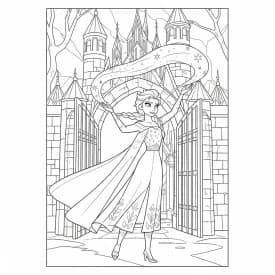 Desenhos da Frozen para Colorir e Imprimir