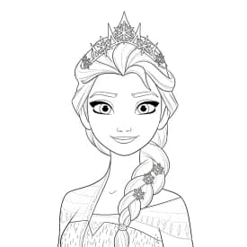 Desenhos da Frozen para Colorir e Imprimir