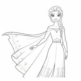 Desenhos da Frozen para Colorir e Imprimir Desenhos da Frozen para Colorir e Imprimir